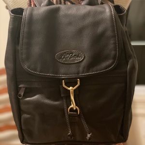 LL Bean All Leather Backpack